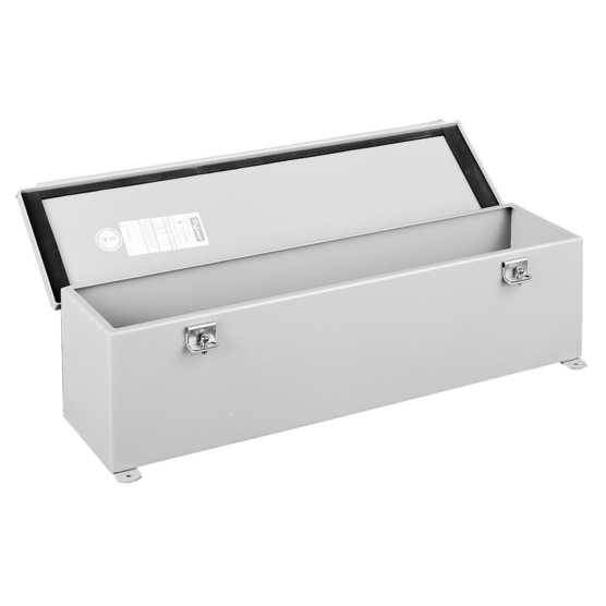 Hoffman F44T30HC | Hinged Cover Wiring Trough, NEMA Type 12, 4.00x4.00x30.00, Gray, Steel