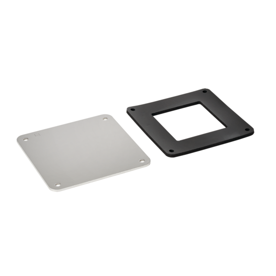 Hoffman F44WPFG | Closure Plate, 4.00x4.00, SS Type 316