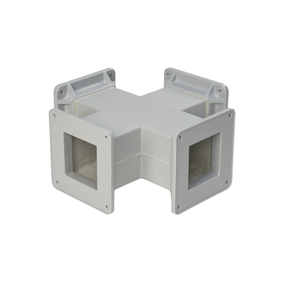 Hoffman F66WCFG | Cross Fitting, 6.00x6.00, Fiberglass