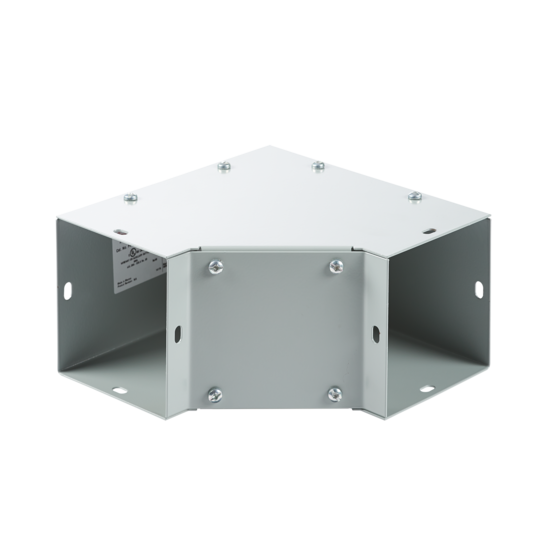 Hoffman F8890EIN | 90-Degree Elbow—Inside Opening, fits 8.00x8.00, Gray, Steel