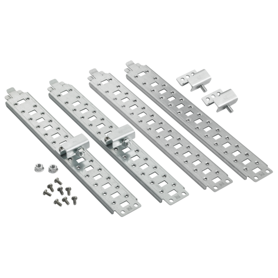 Hoffman G50SMR225 | Side-Mount Accessory Rail, Fits 225mm Depth, Steel