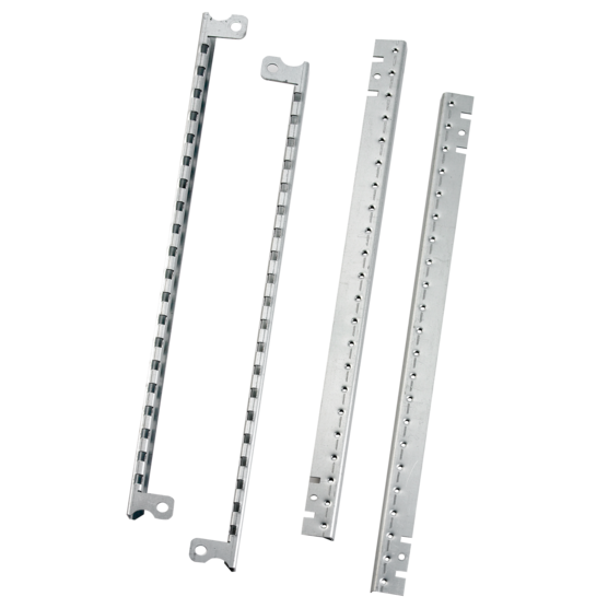 Hoffman GAMR1200 | Front and Back Vertical Accessory Mounting Rails, Fits 1200mm, Steel