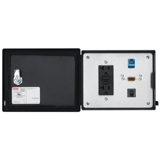 Hoffman HDP5ETHDHCC | InterSafe Data Interface Port for DH+, ModBus Plus, Ethernet, Duplex, Polycarbonate