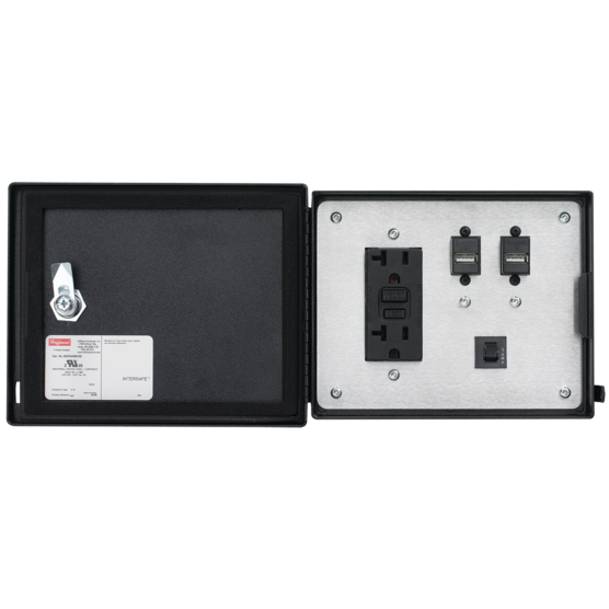 Hoffman HDP5USBUSBSS | InterSafe Data Interface for USB, 10-ft. Cable, Duplex, SS Type 304