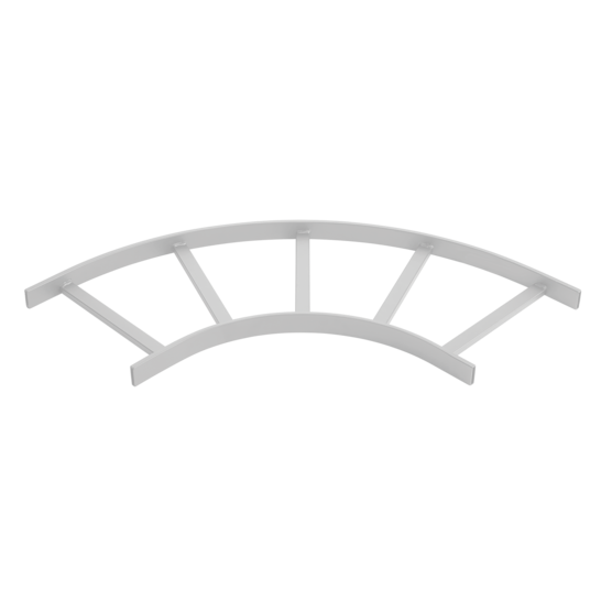 Hoffman L90HB15W | 90-Degree Horizontal E-Bend Section (cULus Classified), fits 15.00, White, Steel