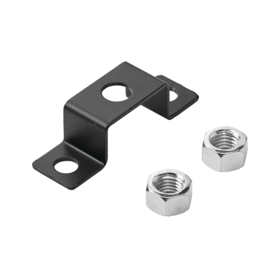 Hoffman LCBKB | Ceiling Support Kit, Ceiling Bracket Kit, Black, Steel