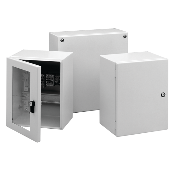 Hoffman LHC302515 | InLine Hinge Cover Type 4, 300x250x150mm, Lt Gray, Steel