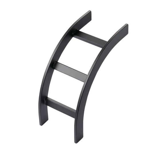 Hoffman LIB6BLK | Ladder Rack Curved Kit (cULus Classified), fits 6.00, Black, Steel, Inside