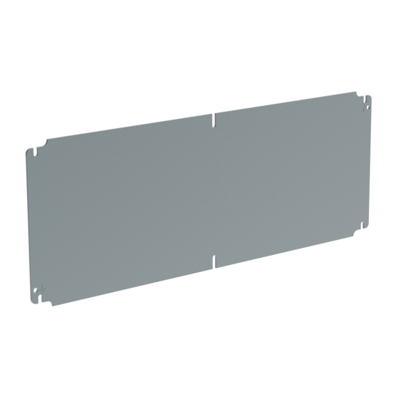 Hoffman LP2331 | Inline Landscape Panels, fits 230x310mm, White, Steel