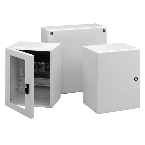 Hoffman LWC302515 | InLine Type 4, 300x250x150mm, with Window, Lt Gray, Steel