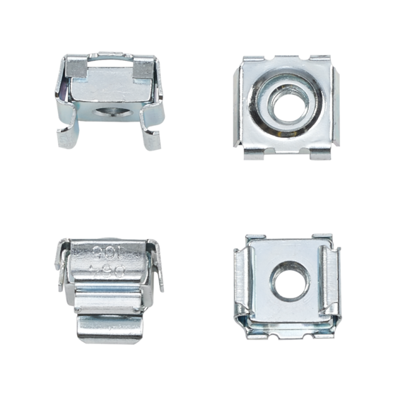 Hoffman P1224CN | Cage Nut Package, #12-24, Steel, Qty 20