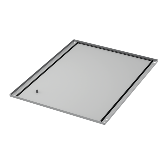 Hoffman P2B0188 | ProLine G2 Solid Base 0mm, fits 1800x800mm, Painted