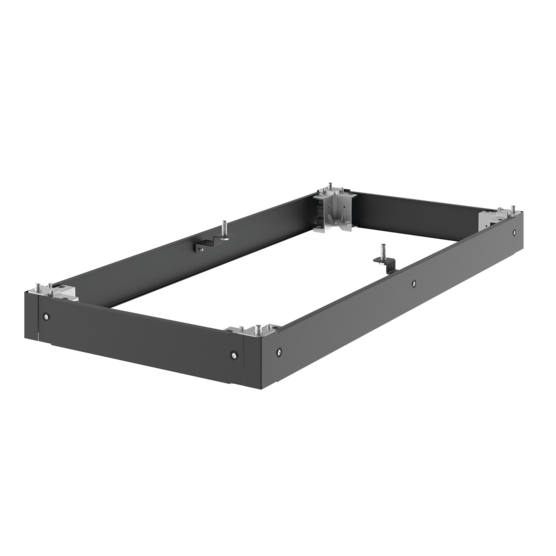 Hoffman P2BP1D165 | ProLine G2 Disconnect Plinth Base, 100mm, fits 1600x500mm, Black, Steel