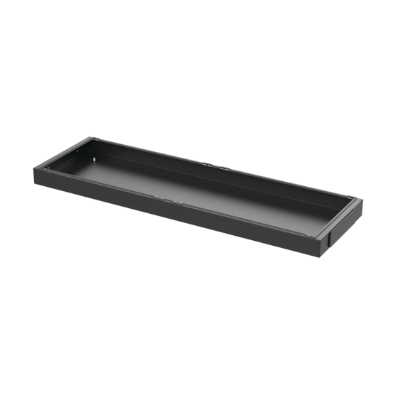 Hoffman PB1186 | ProLine-DD Modular 100-mm Solid Base, fits 1800x600mm, Black, Steel