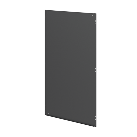 Hoffman PB2011B | ProLine Side Barrier Panels, 76.34x41.46x1, Black, Steel