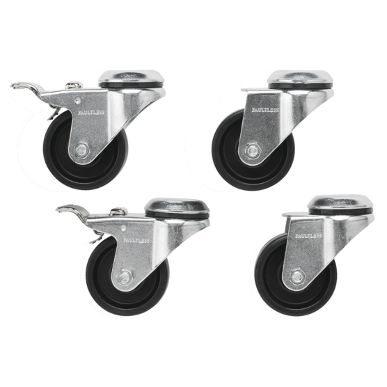 Hoffman PC1M12 | Caster Kit, fits Frame, Steel