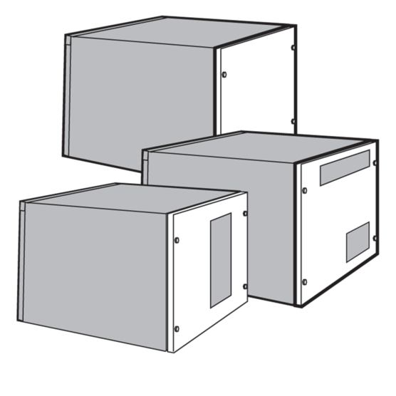 Hoffman PCS76RSS | Rear Cover for ProLine Sloped-Front HMI, fits 707x600mm, SS Type 304