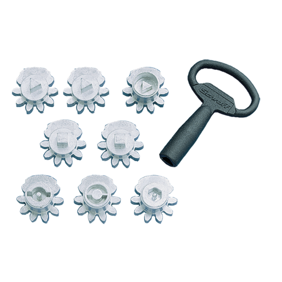 Hoffman PKOSM7 | ProLine Flush Bezel Key Insert, 7-mm Square