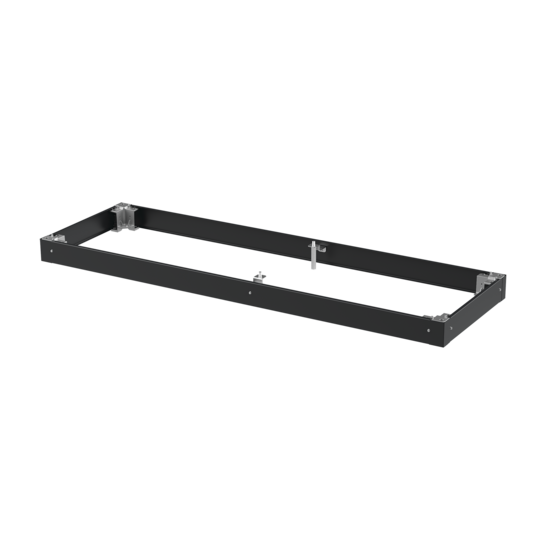 Hoffman PPB1186 | ProLine-DD Modular 100-mm Solid Plinth Base, fits 1800x600mm, Black, Steel