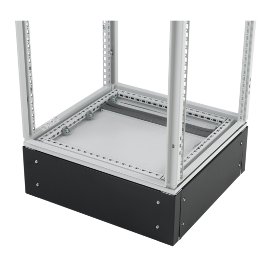 Hoffman PPB266 | ProLine 200-mm Plinth Base, fits 600x600mm, Black, Steel