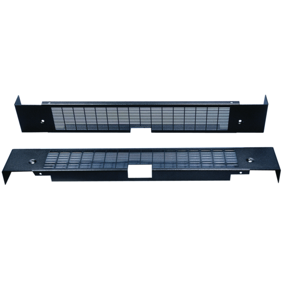 Hoffman PPBCV11600 | Vented Plinth Base Covers, fits 100x1600mm, Black, Steel