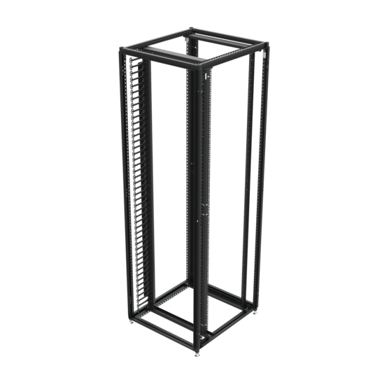 Hoffman PS1CM217 | ProLine S1 Vertical Cable Managers, 79.03x2.33, Black, Steel