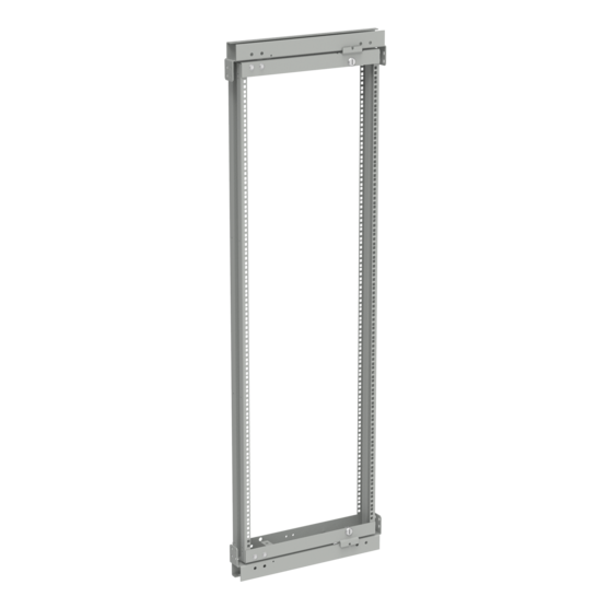 Hoffman PSF186 | Heavy-Duty Swing-Out Rack Frame, fits 1800x600mm, Lt Gray, Steel