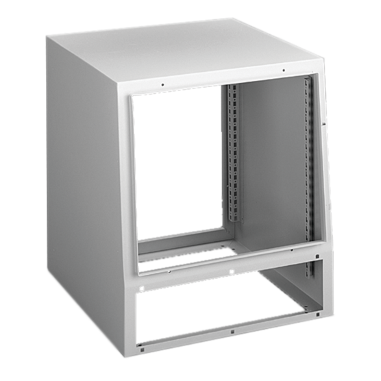 Hoffman PST7A66 | ProLine Sloped-Front HMI with Accessory Opening, 700x600x600mm, Lt Gray, Steel