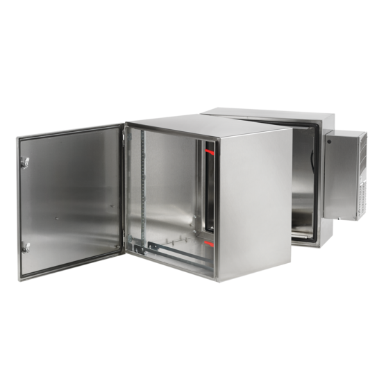 Hoffman PTHS242430XA | ProTek D-H, Type 4, 4X or 12, 24.09x23.62x31.06, Stainless Steel, Solid, AC