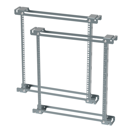 Hoffman PTRA36T | ProTek Rack Angles, 33.25, 19U, Plated, Steel, Tapped