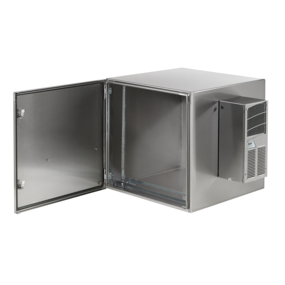 Hoffman PTRS242424XA | ProTek Single-Door, Type 4, 4X, 12, 24.09x23.62x24.02, SS, Solid, AC