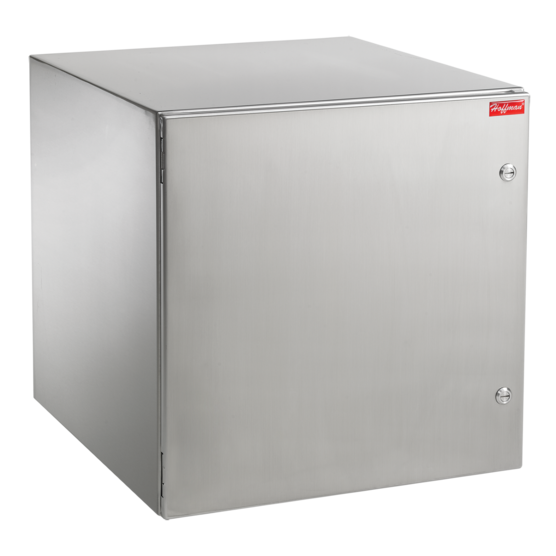 Hoffman PTRS242424X | ProTek Single-Door, Type 4, 4X, 12, 24.09x23.62x24.02, Stainless Steel, Solid