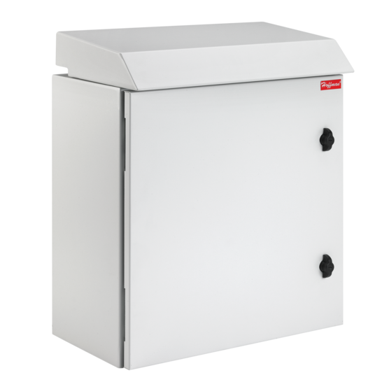 Hoffman PTRS362412G3 | ProTek S-D Fan Packages, Type 3R, 36.30x23.62x11.81, Lt Gray, Steel, Solid