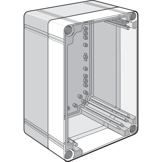 Hoffman Q2020EXTI | Extension Rings, fits 200x200mm, Polycarbonate
