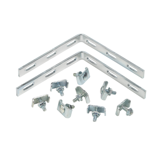 Hoffman QTP90TKITBLK | Splice Bars, 1.00x5.00x5.00, Black, Steel