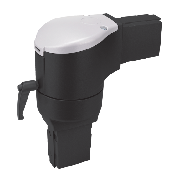 Hoffman S1MER | Syspend 180-Max Rotatable Elbow, 8.98x7.68x3.94, Black, Aluminum