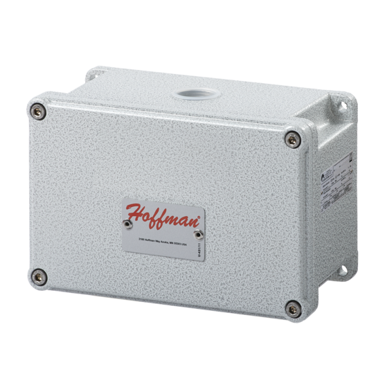 Hoffman SA090907 | Zonex SA Series Junction Boxes, Aluminum, 9x9x7cm
