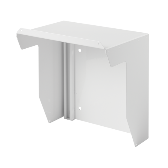 Hoffman SW2SGLWH | Wall-Mount Solar Shield, Type 4 and 12, 14.00x14.00x9.75, White, Galvanized