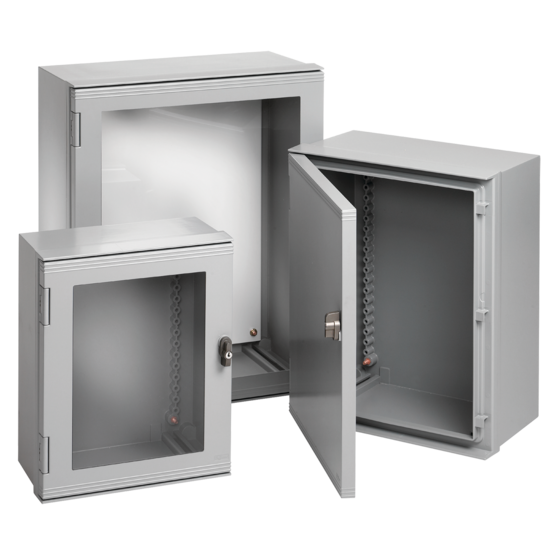 Hoffman UU606030 | Ultrx Solid Door Type 4X, 600x600x300mm, Gray, Fiberglass