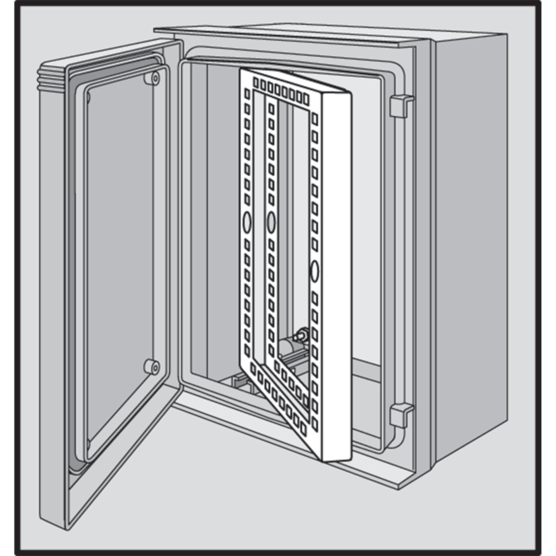 Hoffman UU7560SF | Ultrx Swing Frame, fits 775x612mm, Steel