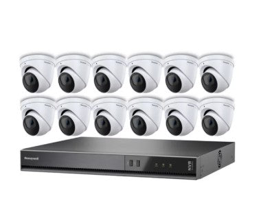 Honeywell Building Products HN35080202E65PK | 35 Series Day-Night Kit 8 Channel 2TB eNVR (x1) and 5MP Ball Cameras (x6)