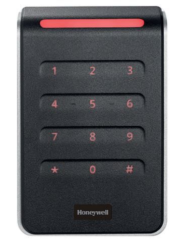 Honeywell OS40K03TKS | Omni  Smart 40K Reader, Custom Profile, Terminal Strip, Black Body, Silver Trim, Wiegand, Buzzer, Keyboard