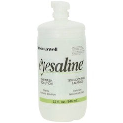 Honeywell Safety Products 32-000455-0000-H5 | Sterile Eyewash, Personal Eyewash Bottles - 32 Oz. Trilingual