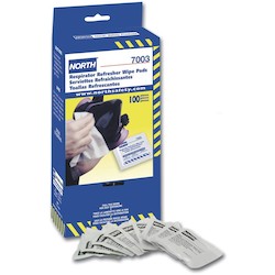Honeywell Safety Products 7003-H5 | North Respiratory Refresher Wipes - Contains Alcohol - 100 / Box