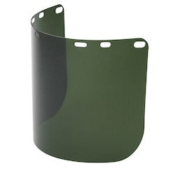 Honeywell Safety Products A8154 | Faceshield - formed - 8" x 15 1/2" / 20.3 x 39.4cm - 0.040 in/1.0mm - clear polycarbonate