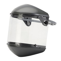 Honeywell Safety Products FM400DCCLC | Dual Crown High Performance Faceshield, F400 4" Crown