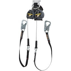Honeywell Safety Products MFLEC2-20/8FT | Turbolite Edge Personal Fall Limiter, Double Leg, Tie-back Hook, 8’