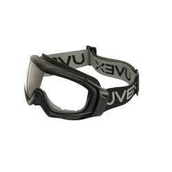 Honeywell Safety Products S2380 | Uvex Sub-Zero Safety Glasses, Black Frame, Clear HC/AF Lens