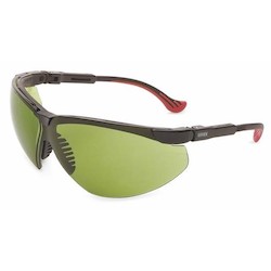 Honeywell Safety Products S3305HS | Uvex Genesis XC Safety Glasses, Black Frame, Shade 2.0 Lens, HydroShield Anti-Fog