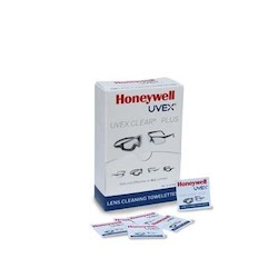 Honeywell Safety Products S470 | Uvex Clear Plus Lens Cleaning Towelettes, Box of 100